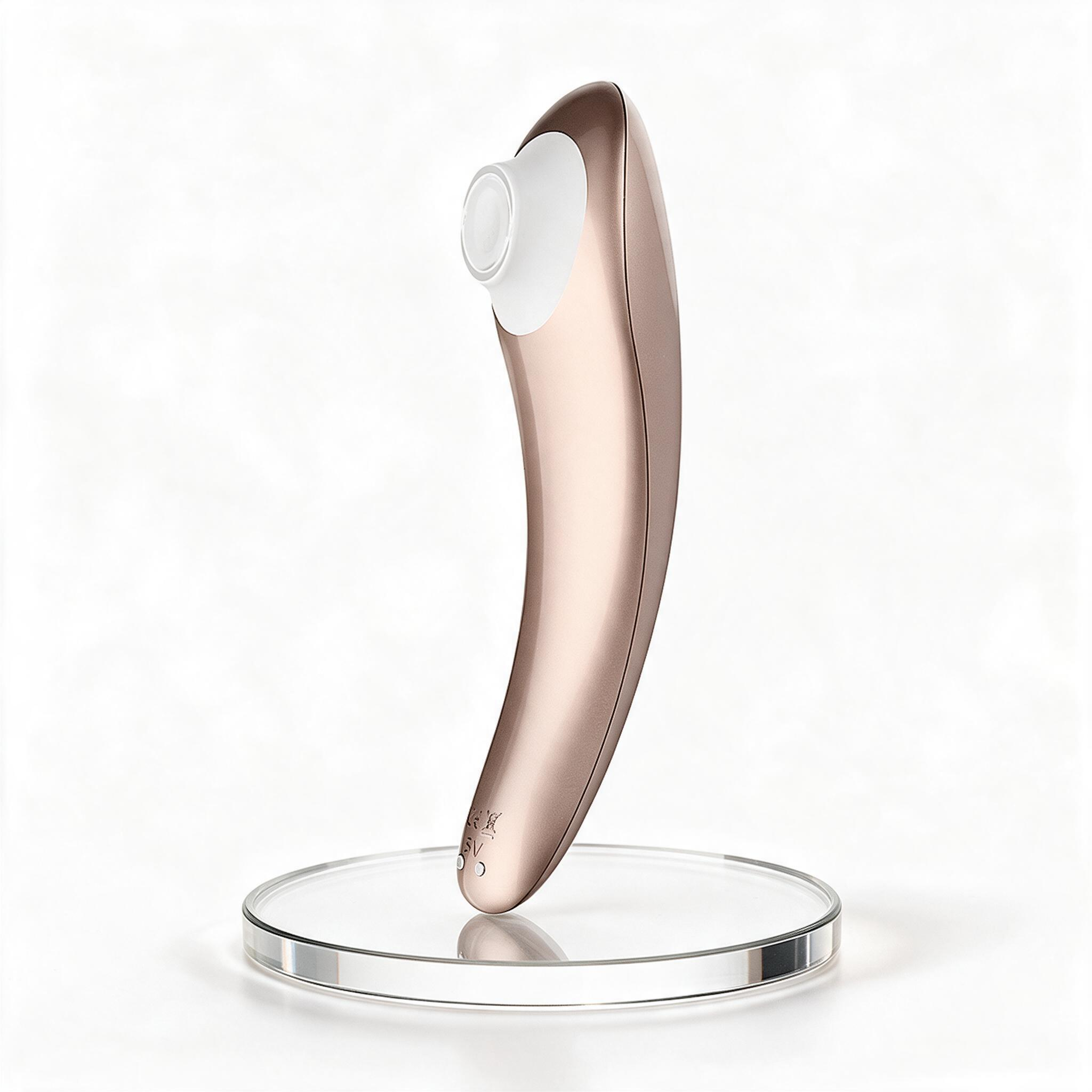 Sugador de Clit�ris Screaming Pro Prata - Detalhe da porta de carregamento USB