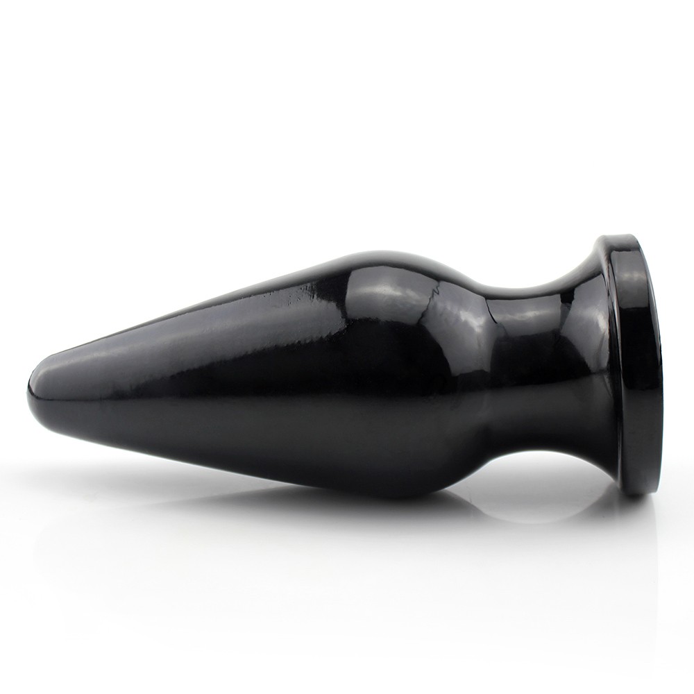 Plug Anal Gigante Flex�vel Sputinik em vista lateral para mostrar a curva anat�mica