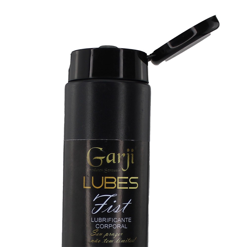Frasco do Lubrificante para Fisting Lubes Fist 420ml em close-up, destacando a qualidade da embalagem