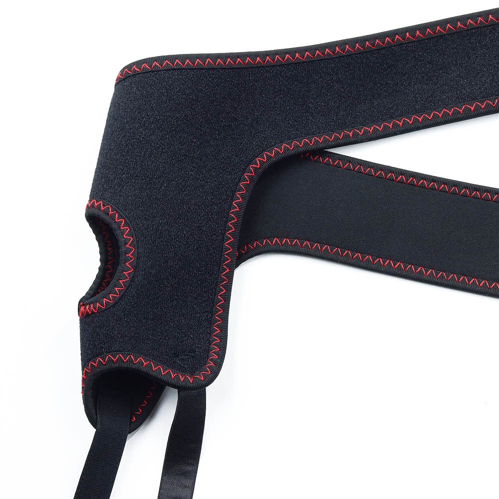 Cinta Peniana para Ela sem P�nis com Tiras Ajust�veis Preto - Detalhe da Costura e Acabamento