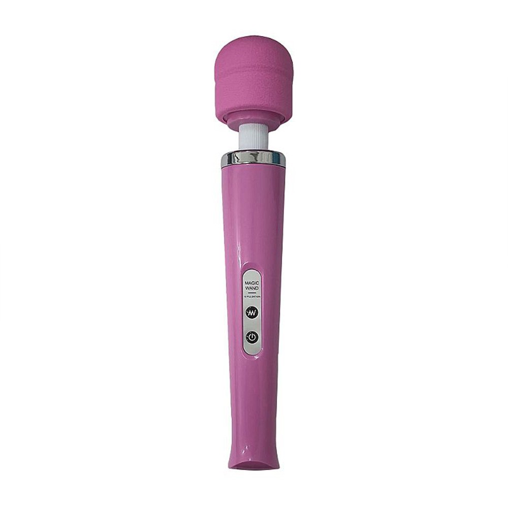 Capa pl�stica do Massageador Er�tico Varinha M�gica Rosa, ideal para prote��o e higiene