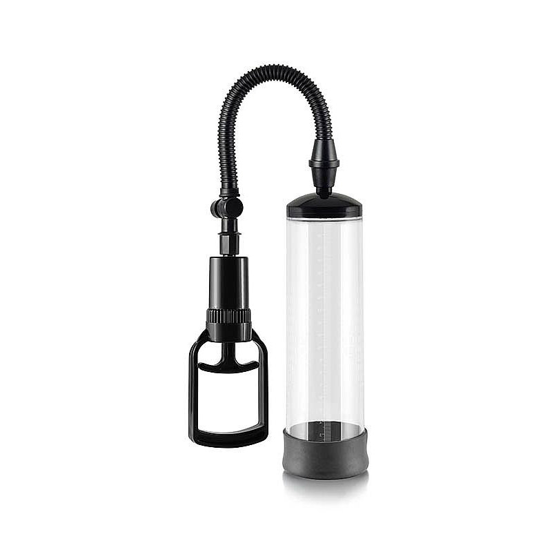 Bomba Peniana Maximizer Worx Vx1 Transparente com embalagem e componentes vis�veis
