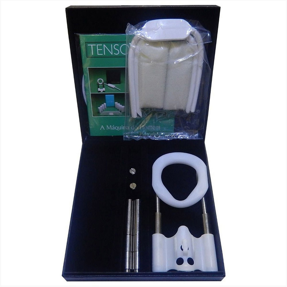 Extensor Peniano Tensordin Branco com anel de silicone na base e para a glande