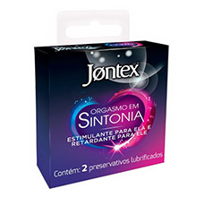 Preservativo Jontex Orgasmo em Sintonia 2 Unidades