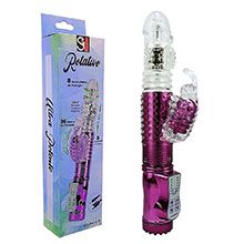 Foto do Produto Vibrador Rabbit Rotativo Recarreg�vel com 36 Vibra��es e 8 Velocidades Pink
