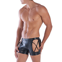 Foto do Produto Cueca Sensual Boxer com Abertura Angel Preta