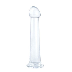 Foto do Produto Plug Anal em Jelly Liso com Ventosa 15 x 3cm Transparente