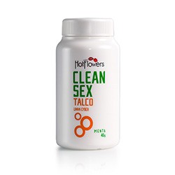 Foto do Produto Talco para Peças de Cyberskin Clean Sex Aroma Menta 40g