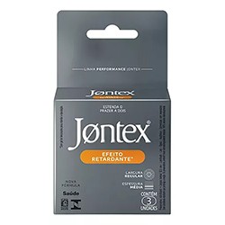 Preservativo Jontex Marathon Ereção Prolongada Com Efeito Retardante 3 Unidades