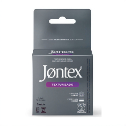 Preservativo Jontex Texturizado 3 Unidades