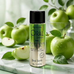 Gel para Sexo Oral Beijável que Aquece Oral Gourmet Maçã Verde 18g