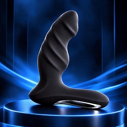 Estimulador de Pr�stata e Per�neo em Silicone Recarreg�vel com 9 Vibra��es Controle por APP Preto