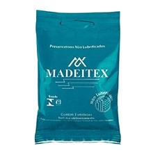 Preservativo Madeitex Não Lubrificado com 3 Unidades