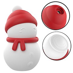 Vibrador Discreto Recarregável em Silicone 5 Pulsações e 5 Modos de Dedilhar Snow Baby