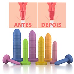 Foto do Produto Kit de Dilatador Vaginal Graduados Anelado 8 Unidades