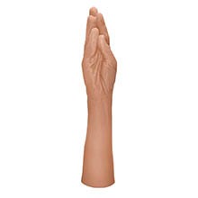 Mão Erótica Realística Hand Finger Fisting 37 x 7,2cm Bege