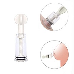 Foto do Produto Estimulador de Mamilo em ABS com Suc��o por Press�o Manual 10 x 2,7cm