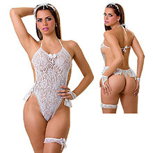 Body Sensual Noiva Branco