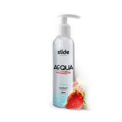 Lubrificante a Base de Água Corporal Acqua Morango Hot 120ml