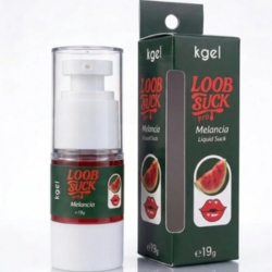 Gel Vibrador L�quido Beij�vel LoobSuck Aroma de Melancia 19ml