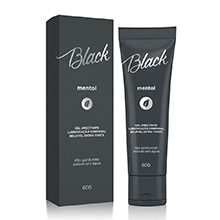 Foto do Produto Gel para Sexo Anal Beijável Black Mentol Extra Forte 60g