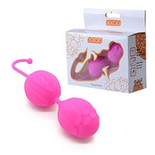 Bolas BenWa para Pompoarismo em Silicone e ABS Pink