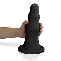 Foto do Produto Plug Anal Gigante Flexível Escalonado 23 x 8cm Preto
