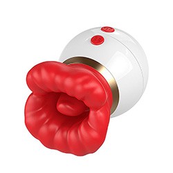 Sugador para Clitóris Silicone Recarregável 10 Sucções, 10 Vibrações e 10 Movimentos da Língua