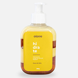 Foto do Produto Gel Hidratante Corporal Sensual Beijável Aroma Doce de Leite Olove 250ml