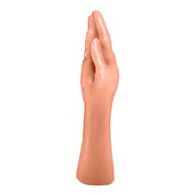 Mão Realística para Prática de Fisting Hand Fist Esticada 29 x 6,2cm Bege