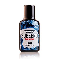 Gel Massageador Ice Subzero Red Passion