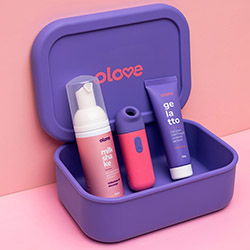 Kit Marmita: Vibrador com 3 Funções + Lubrificante Beijável + Mousse Beijável