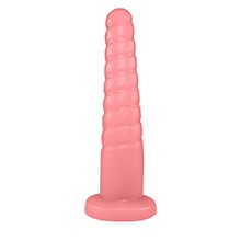 Foto do Produto Plug Anal Screw em PVC Fléxivel Atóxico 14,5 x 3,5cm Rosa