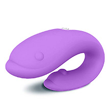Foto do Produto Vibrador para Casal Golfinho Recarreg�vel Winter em Silicone