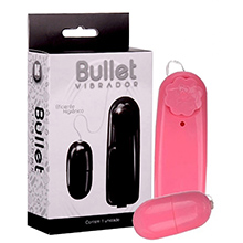 Vibrador Bullet com Controle Remoto Multivelocidade 5,5 x 2,5cm Rosa