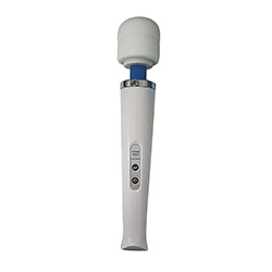 Foto do Produto Massageador Er�tico em Silicone e ABS Recarreg�vel 10 Vibra��es Varinha M�gica Branco
