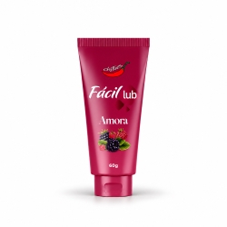 Lubrificante � Base de �gua Beij�vel F�cil Lub Sabor Amora 60g