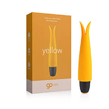 Foto do Produto Vibrador Bullet em Silicone Recarreg�vel 10 Vibra��es com Multivelocidade Yellow Amarelo