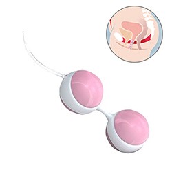 Bola de Pompoarismo Kegel Luna Beads II Rosa