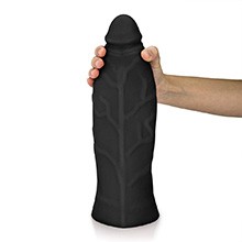 Foto do Produto Pênis Gigante e Grosso Flexível Jatobaço 31 x 10cm Preto