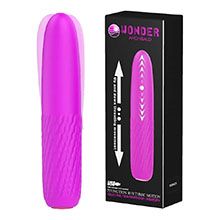 Foto do Produto Massageador Er�tico em Silicone Aveludado Recarreg�vel com 7 Velocidades de Vai e Vem Roxo
