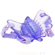 Vibrador Butterfly Mágica com Alças Ajustáveis Lilás
