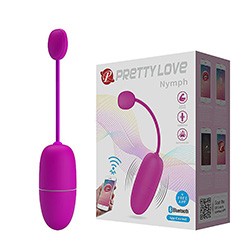 Foto do Produto Vibrador Bullet em Silicone 12 Vibra��es Controle por APP Nymph Pink