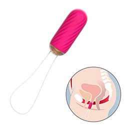 Vibrador Bullet Recarregável em Silicone 10 Vibrações Ying Pink