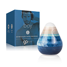 Foto do Produto Masturbador Masculino Mini em Silicone Boy Go Play