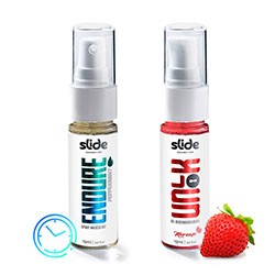 Kit Spray Retardante Endure + Gel para Sexo Anal Dessensibilizante Unlok 15ml Cada