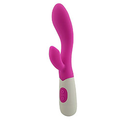 Vibrador Duplo em Silicone (Toque Aveludado) com 30 Modos de Vibrações Brid 2 Pink