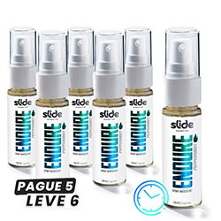 Kit Pague 5 e Leve 6 Spray Retardante Intensificador de Ereção EnDURE Peppermint 15ml Cada