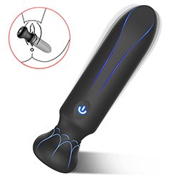 Foto do Produto Vibrador Bullet Recarreg�vel em Silicone com 7 Vibra��es e 3 Intensidades Neo Preto