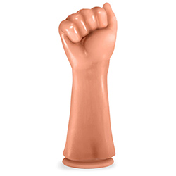 Foto do Produto Penetrador para Pr�tica de Fisting Real�stico com Ventosa Hand Fist Power 23 x 7,8cm Bege